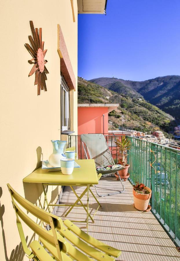 Cinque Terre D'Amare Sea View Big Apartment For Travel Lovers Riomaggiore Exterior foto